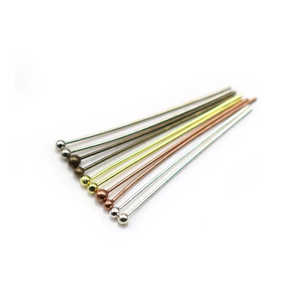 Clou tête boule ronde 0.6x30mm x 200pcs