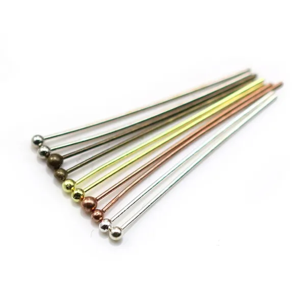 Clou tête boule ronde 0.6x40mm x 200pcs