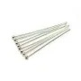 Ball Head pin silver tone x 24mm x 50pcs