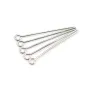 Clou en métal, avec "tête" en anneaux rond ouvert, 0.8 * 30mm x 200pcs