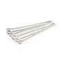 Clou en métal, avec "tête" en anneaux rond ouvert, 0.8 * 40mm x 200pcs