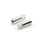 Tips for ribbon of 13mm in raw brass x10pcs