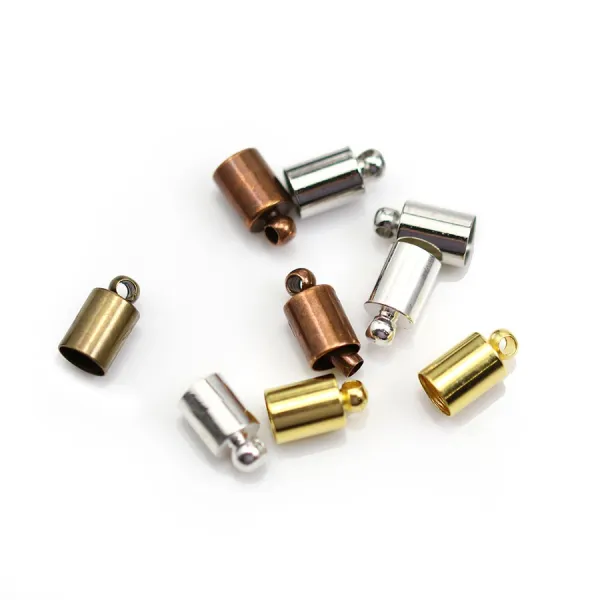 Embouts pour cordon 5mm en métal x 20pcs 