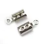 Tips for ribbon of 13mm in raw brass x10pcs