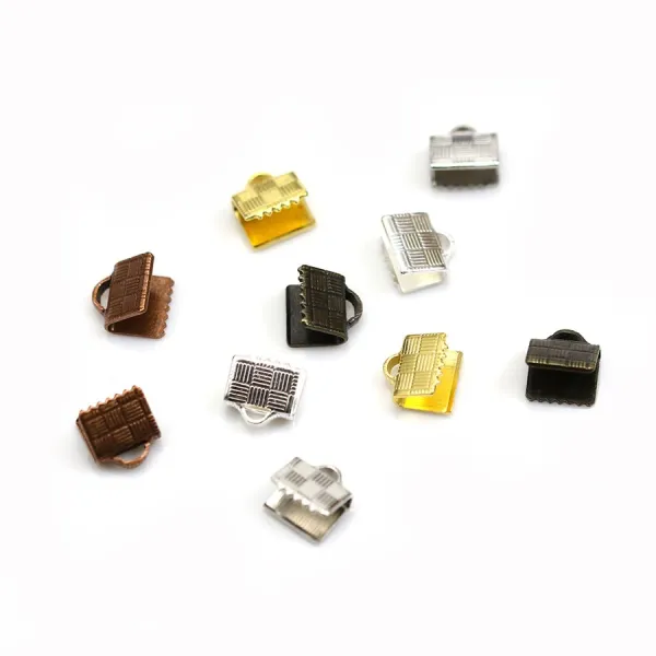 Embouts griffes à serrer décorés 7mm x 20pcs