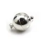 Round metal clasp magnetic, in diferent colors, 12mm x 1pc