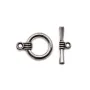 Fermoir "OxT" en métal 14mm x 2pcs