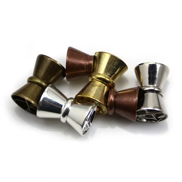 Clasp in the shape of a bow tie, magnetic, in different colors, 14 * 20mm x 1pc