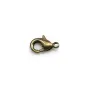 Black colored lobster clasp 6x12mm x 10pcs