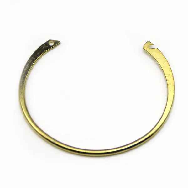Jonc flexible, de couleur doré, 64mm x 1pc