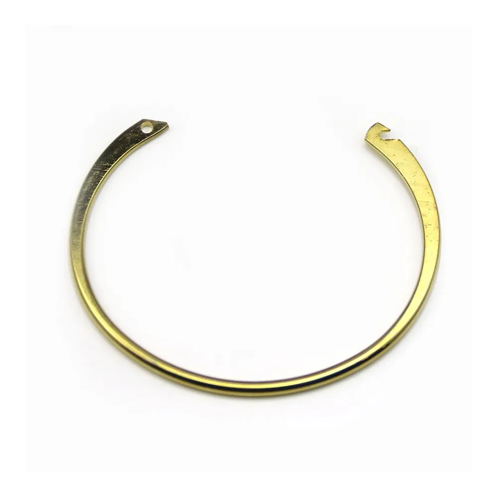 Jonc flexible, de couleur doré, 64mm x 1pc