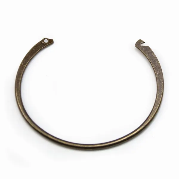 Jonc flexible, de couleur laiton, 64mm x 1pc