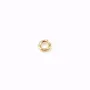 Anneaux ouverts plaqués par "flash" or sur laiton 0.5x4mm x 50pcs