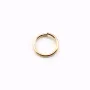 Anneaux ouverts plaqué par "flash" or sur laiton 0.8x8mm x 40pcs