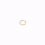 Anneaux ouverts plaqués par "flash" or sur laiton 0.5x4mm x 50pcs