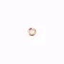 Anneaux ouverts plaqués par "flash" or rosé sur laiton 0.55x3mm x 50g
