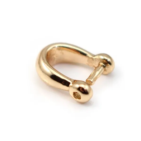  Pendant for stone by "flash" Gold on brass 4x10mm x 1pc