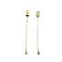 Earrings  by "flash" Gold on brass 2.7x16mm x 2pcs