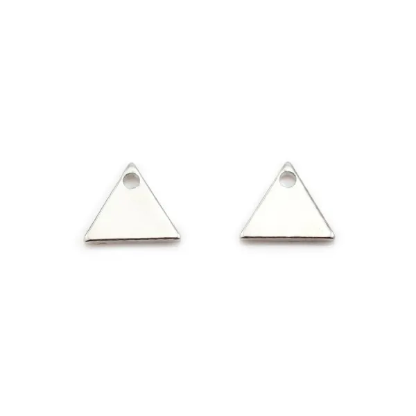 Breloque en forme ronde martelé, plaquée par "flash" or sur laiton 8mm x 10pcs