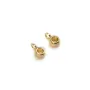 Bélière dorée sur laiton 6.5x8mm x 10pcs