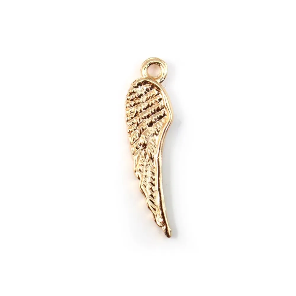 Aile dorée sur laiton 6x24mm x1pc