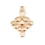  Pendant  Fanty by "flash" Gold on brass 17.5x24mm x1pc