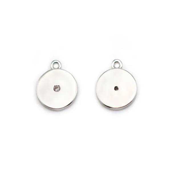 Breloque moustache plaqué par 2