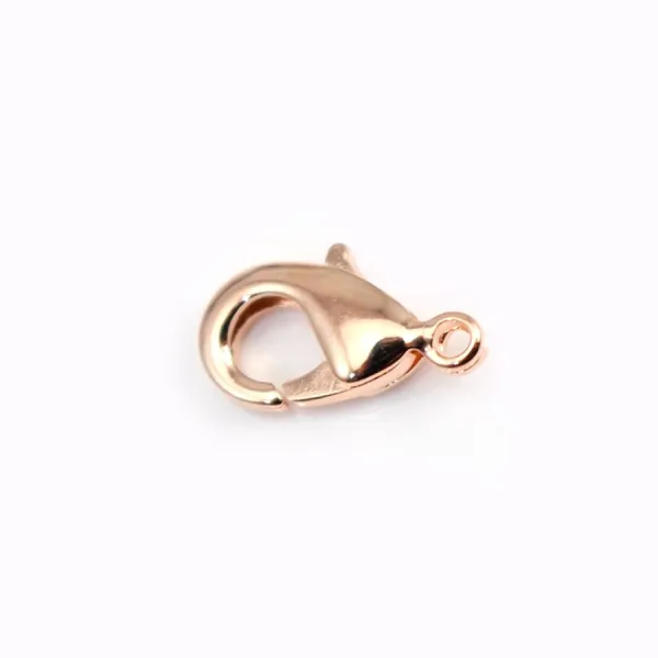  Lobster clasp by "flash" Gold on brass 5x10mm x 5pcs