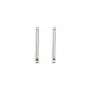Intercalaire en forme de tube 1.5x40mm, plaqué par "flash" or sur laiton x 6pcs