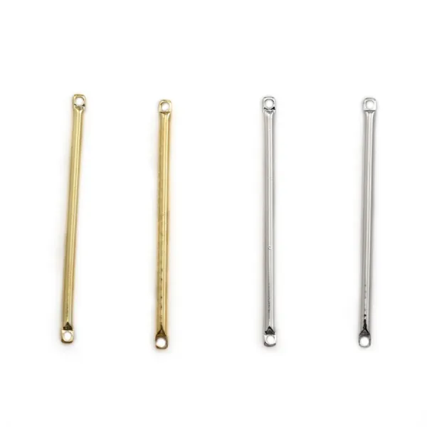 Charm to engrave, in round shape, plated by "flash" gold on brass 16mm x 4pcs