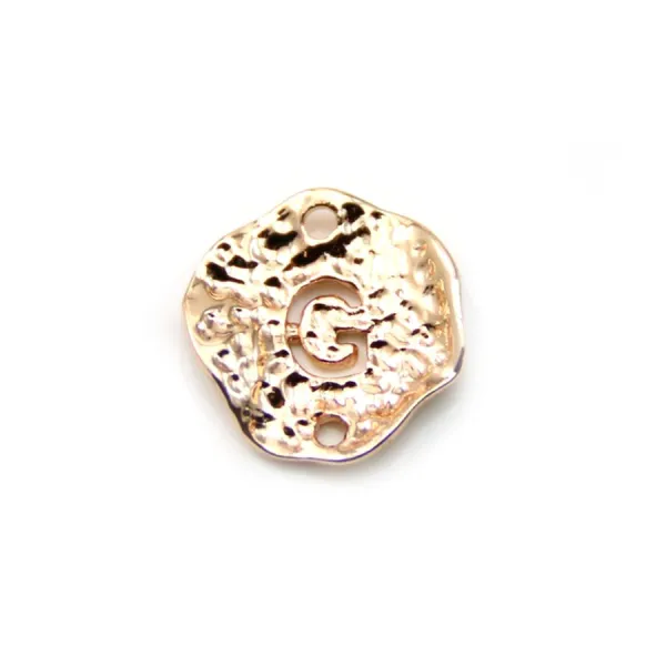 Spencer by "flash" Gold on brass 13mm x 2pcs