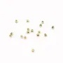 Intercalaire cube dorée sur laiton 1.5mm x 50pcs