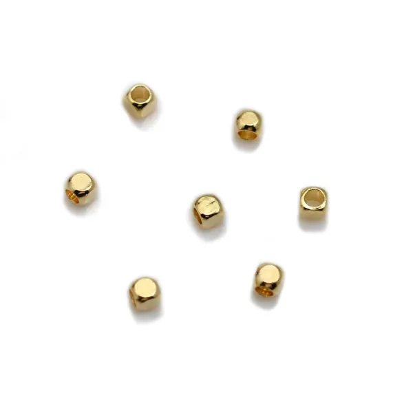 Intercalaire striée, plaqué par flash 15pcs