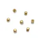 Striated spacer, plated by "flash" gold on brass, 1.8x2.4mm x 30pcs