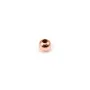 Boule Plaquée par "flash" or rose sur laiton 1.1x3mm x 50pcs