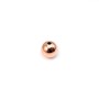  ball by "flash" Gold pink on brass 1.4x5mm x 10pcs