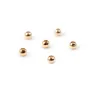 Boule Plaquée par "flash" or sur laiton 1.2x3mm x 20pcs