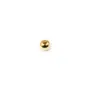 Boule dorée sur laiton 1.6x4mm x 20pcs