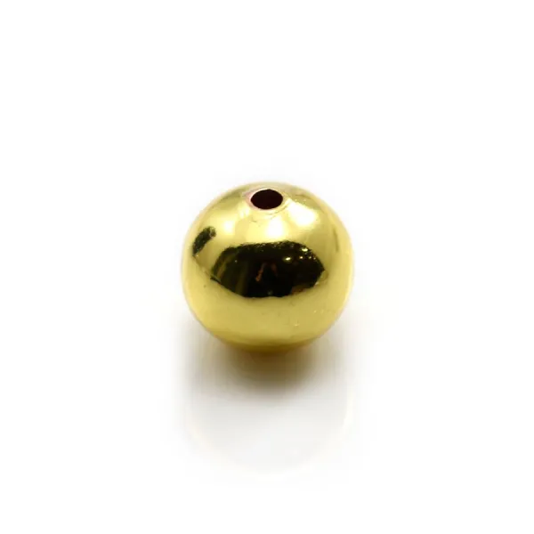  ball by "flash" Gold on brass 1.7x10mm x 2pc