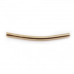  tube by "flash" Gold on brass  50mm x 1pc