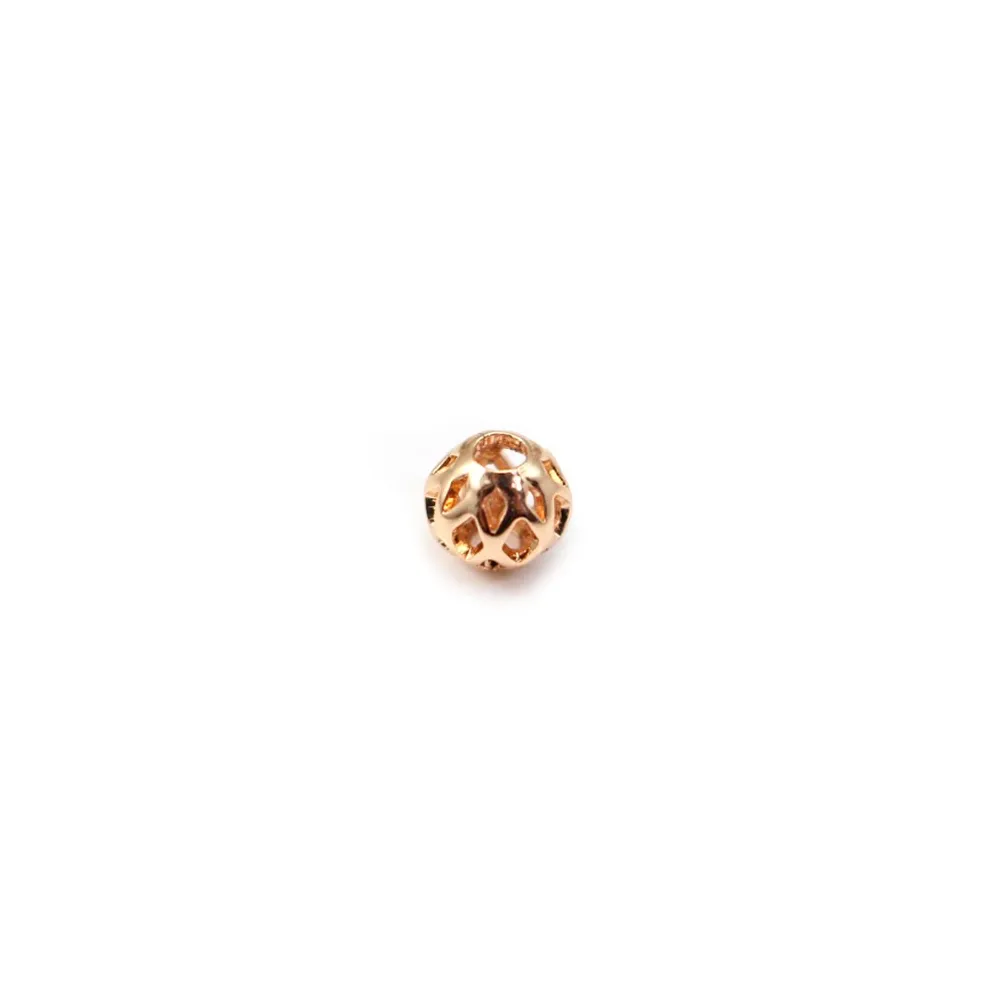  Openwork ball by "flash" Gold on brass 5.5mm x 1pc