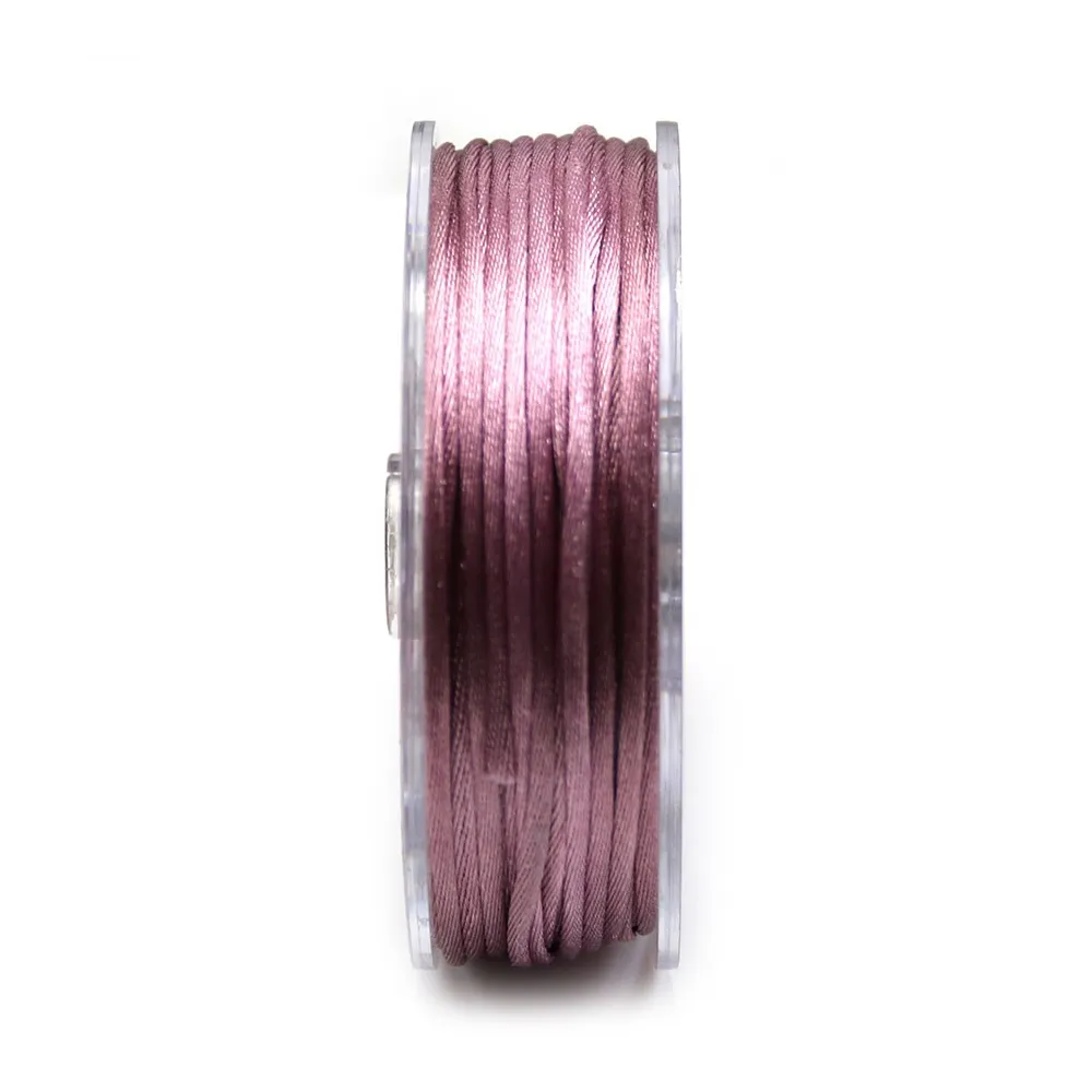 Rattail cord dark pink 2mm x 25m