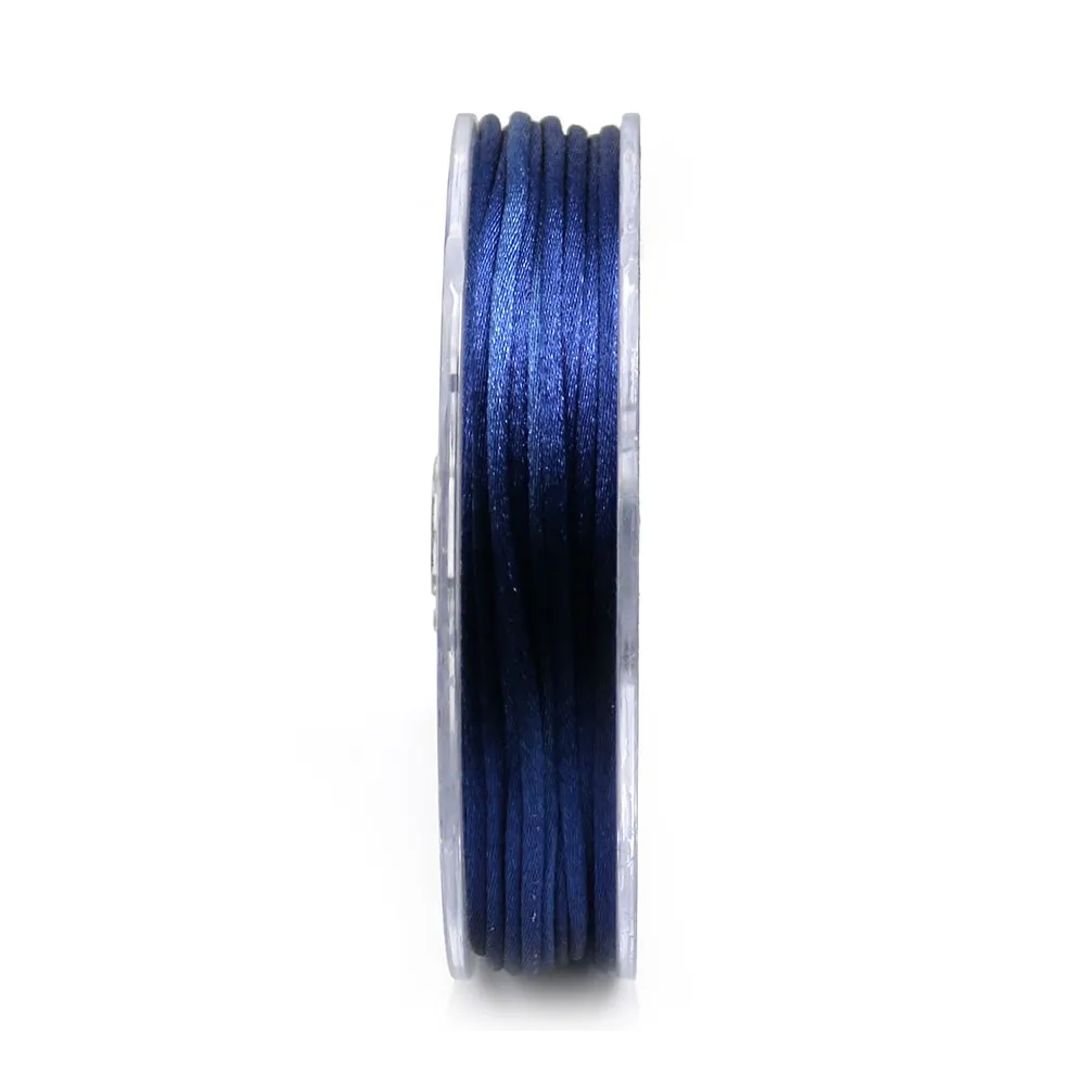 Cordon queue de rat bleu foncé 2mm x 25m