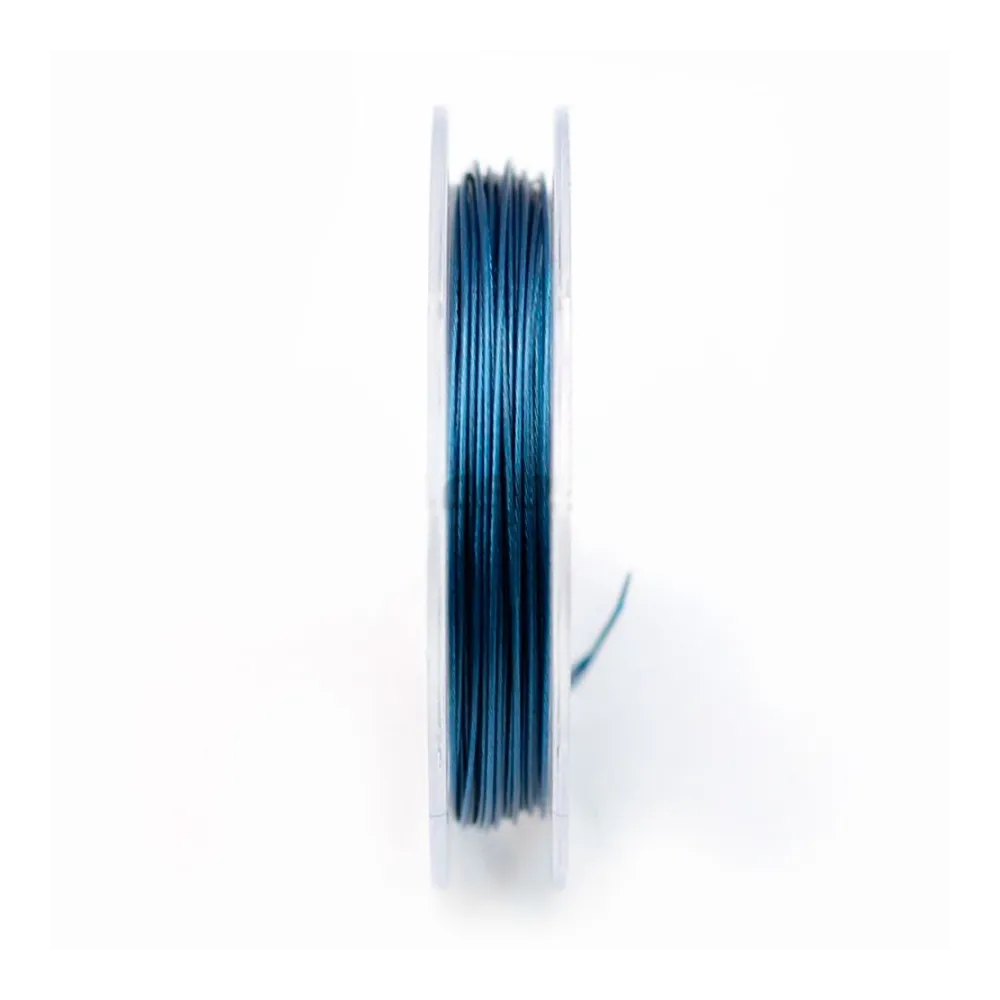 Fil cablé 7 brins bleu 0.45mm x 10 m