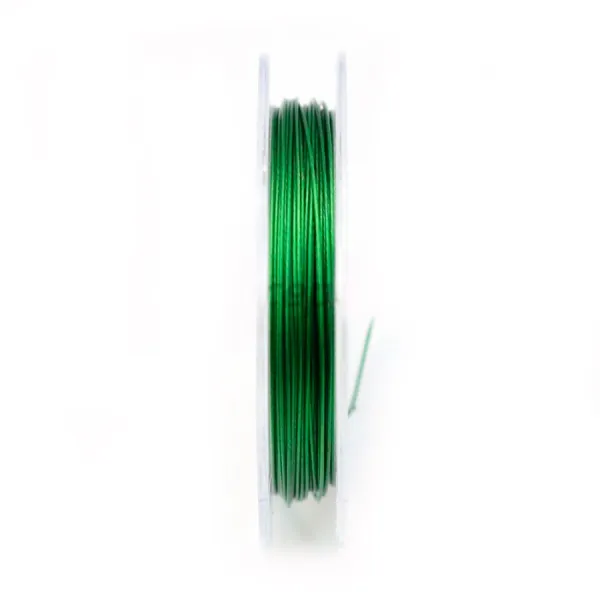 Fil cablé 7 brins turquoise 0.38mm x 10 m