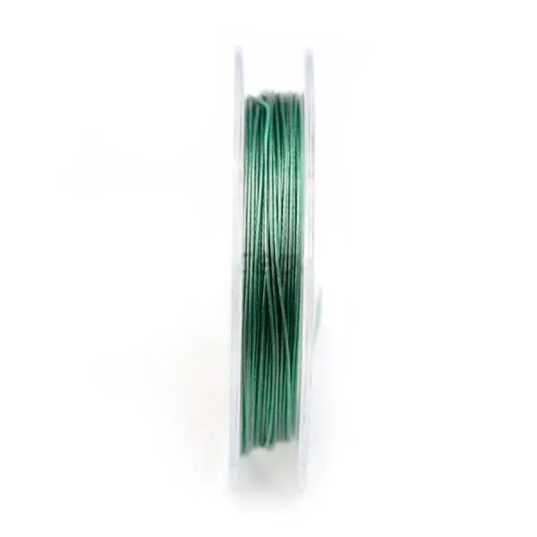 Fil cablé 7 brins olive 0.38mm x 10 m