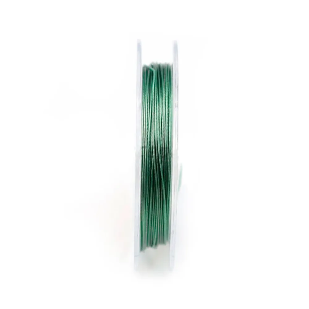 Fil cablé 7 brins olive 0.38mm x 10 m