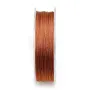 Fil polyester de couleur caramel pailleté, 0.8mm x 29m