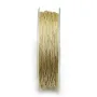 Light beige and glitter polyester thread, 0.8mm x 29m