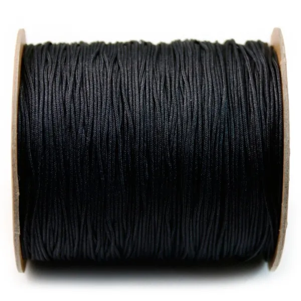 black Thread polyester 1mm x 120 m